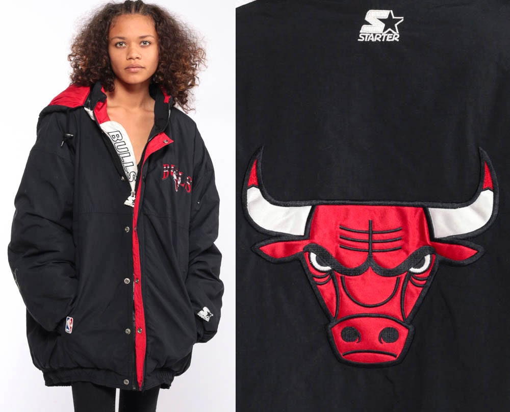 starter bulls jacket 90s