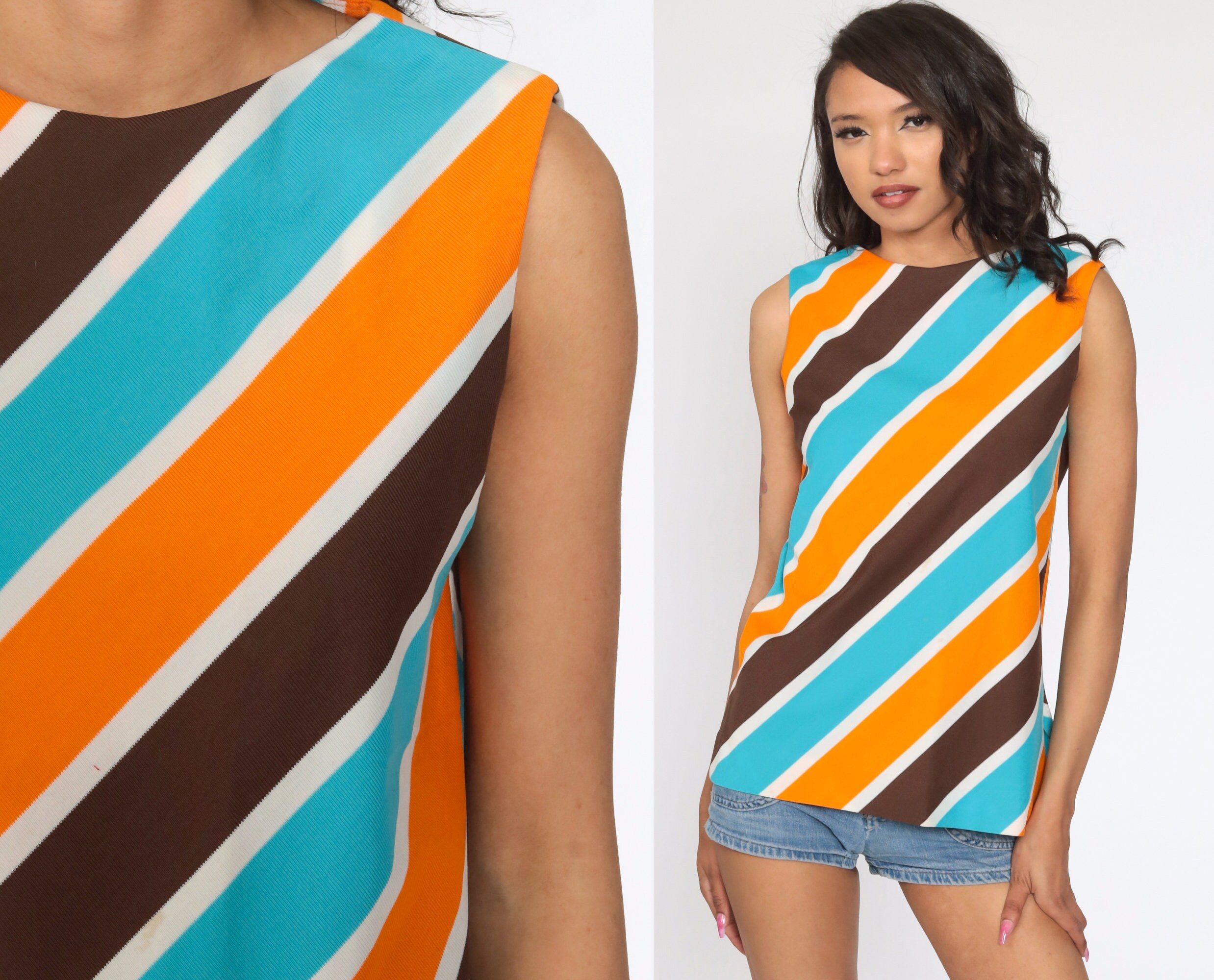 diagonal striped shirt