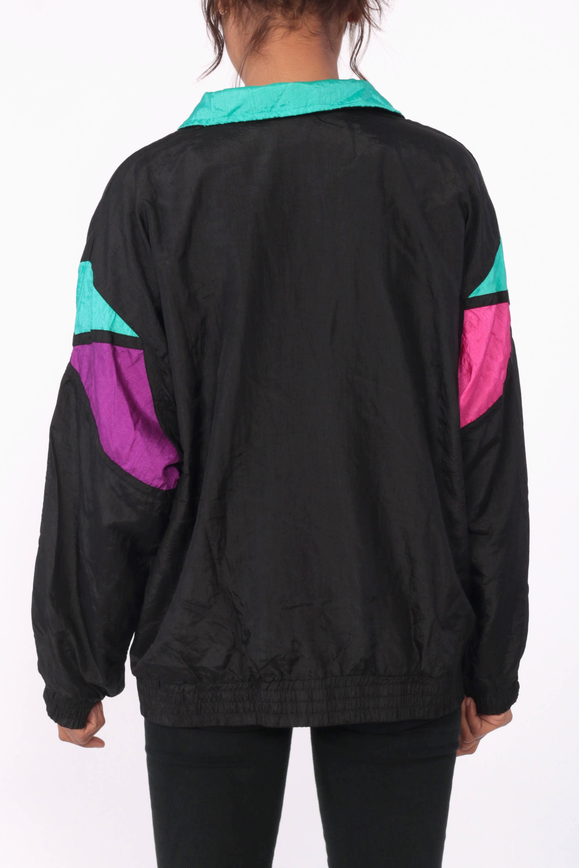 Neon windbreaker 80s best sale