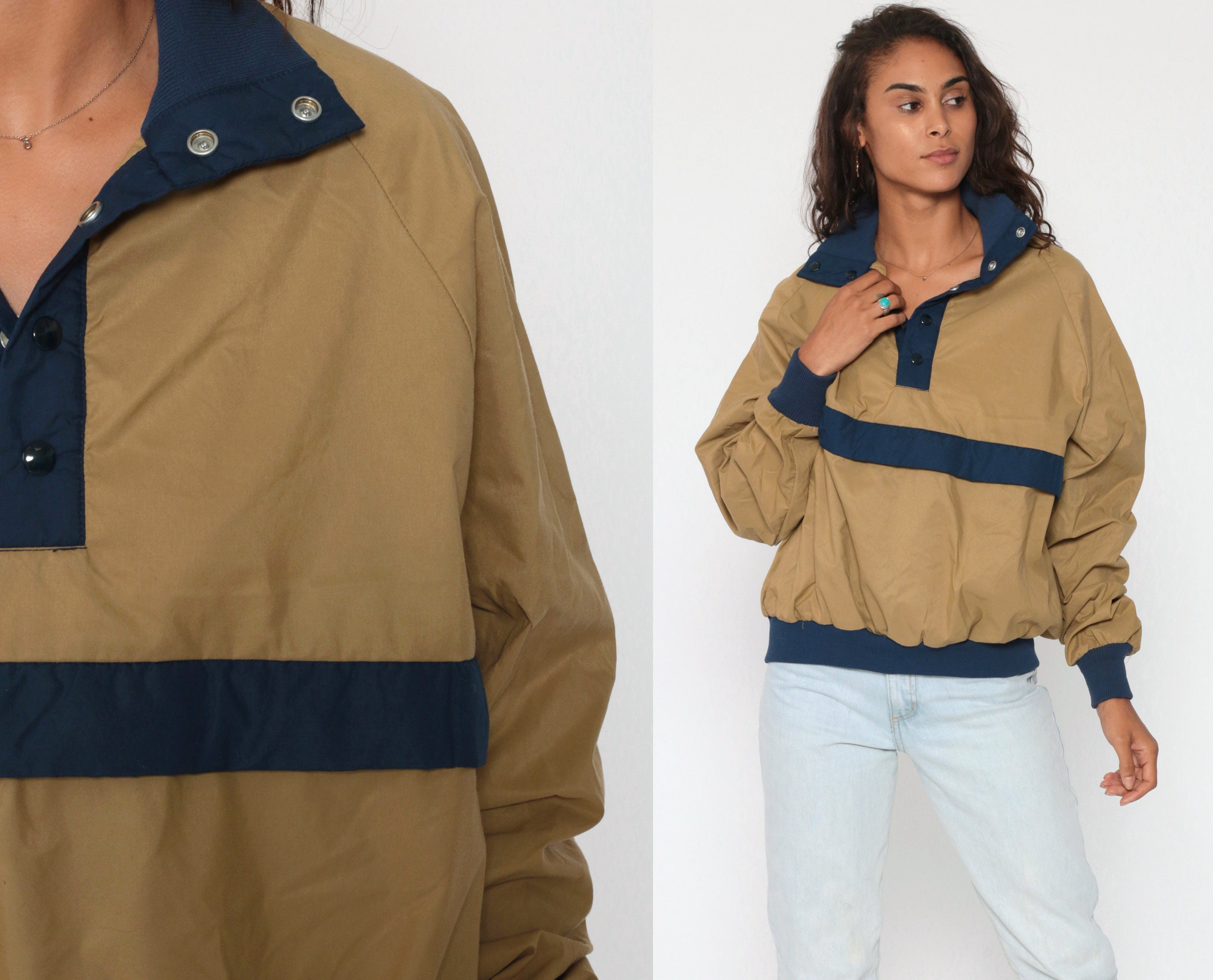 80s pullover windbreaker