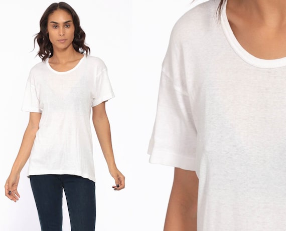 white sheer t shirt