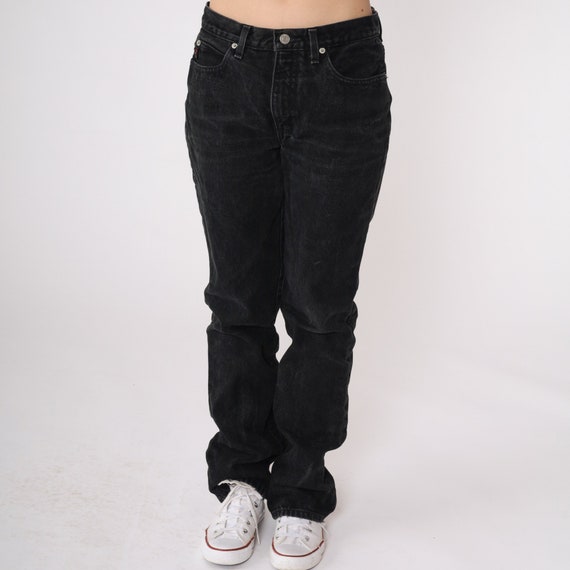 90s Guess Jeans Black Boyfriend Jeans Mid Rise Wa… - image 7