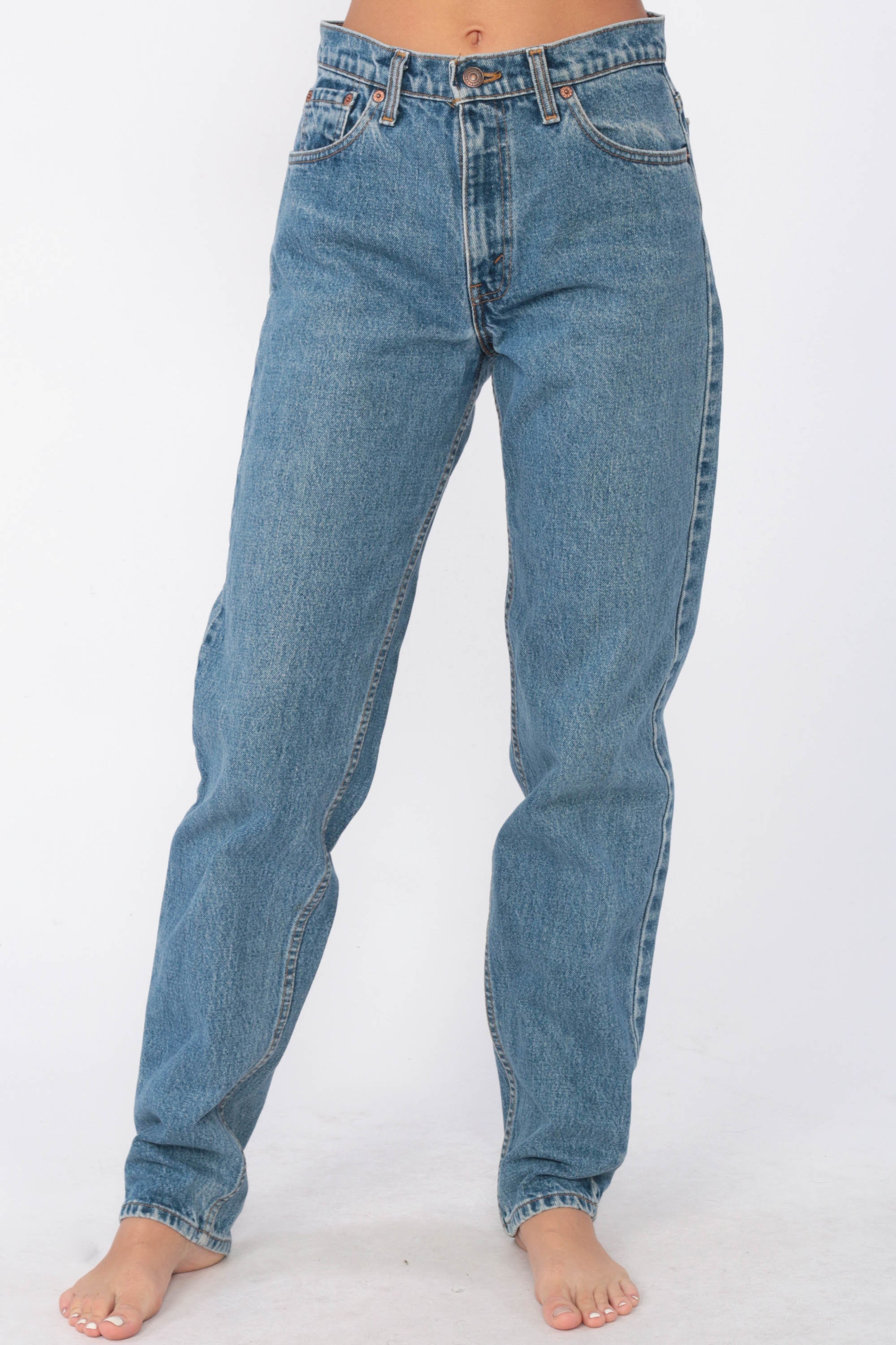 Levi Mom Jeans 30 x 33 -- LEVIS Jeans High Waist Jeans 80s Jeans Denim Pants 550 Relaxed Tapered