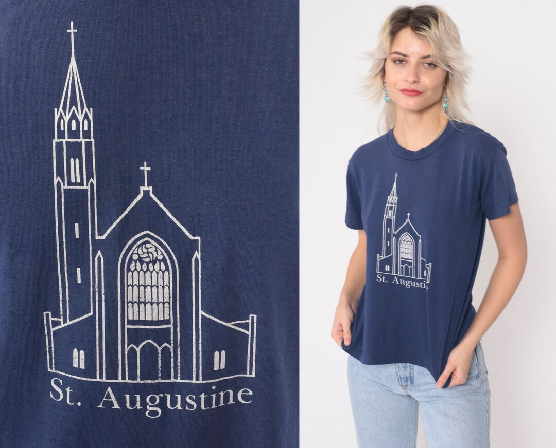 T-shirt Vintage St Augustine Purple Knights Football 2003 - Louisiane - Violet, Or, Vert - Taille S