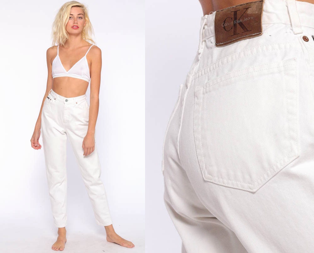 vintage calvin klein high waisted jeans