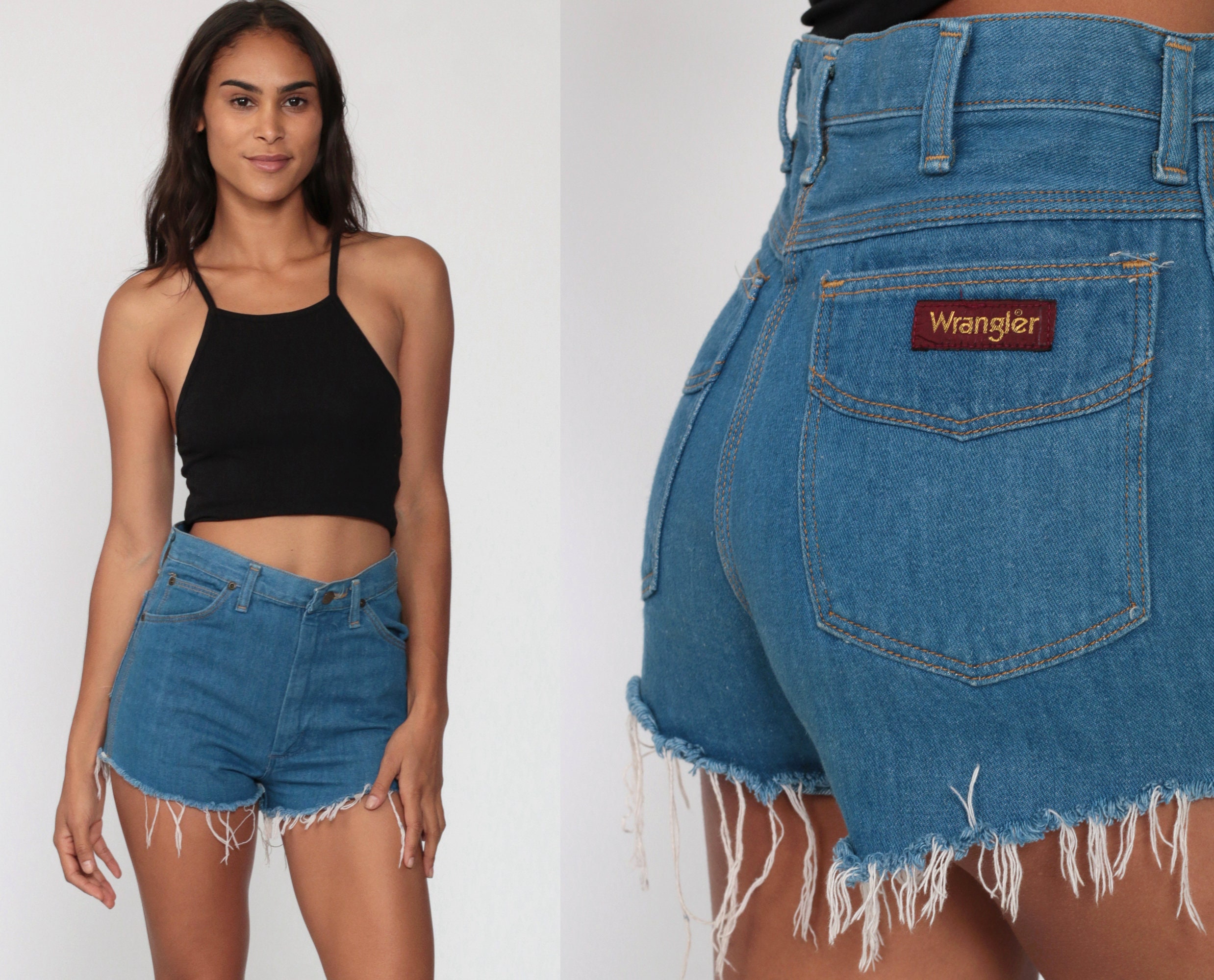 Waist 80s Frayed Jean Vintage Jean 