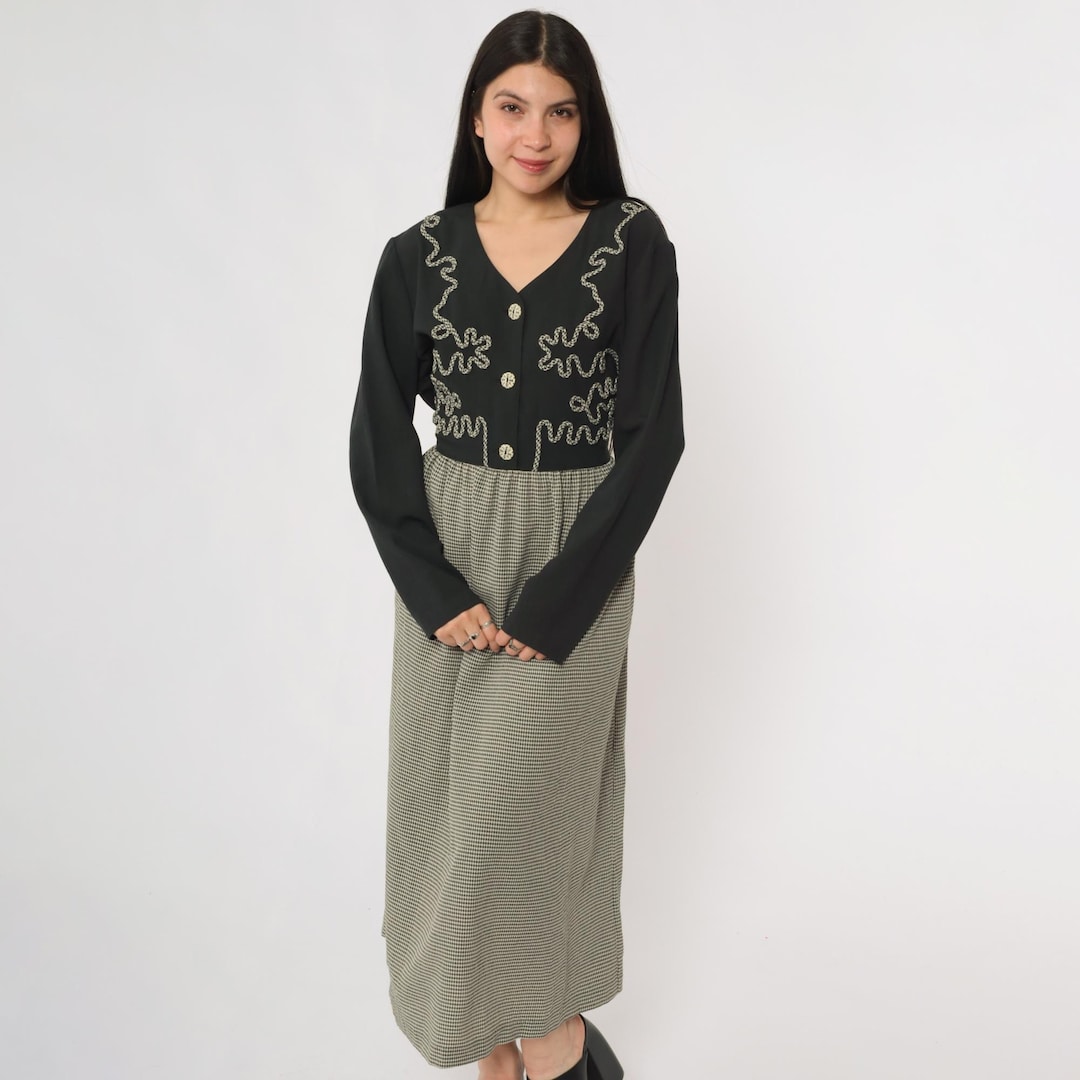 black dress collar white Collared IN:Black and – IN:05NY My Actual Bust is:36