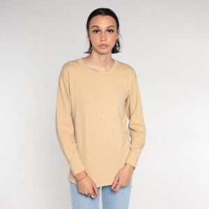【SATIIIZ】Turn Shoulder Button Damage Long Sleeve T-shirt HARDCORE