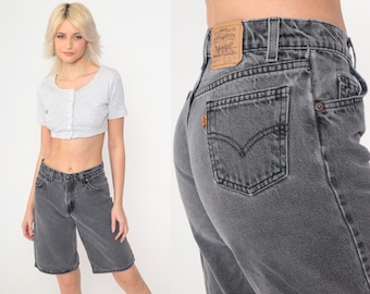 90s USA製 Levi's 560 Remake Baggy Shorts 478™ Baggy Shorts - Blue | Levi's® MC