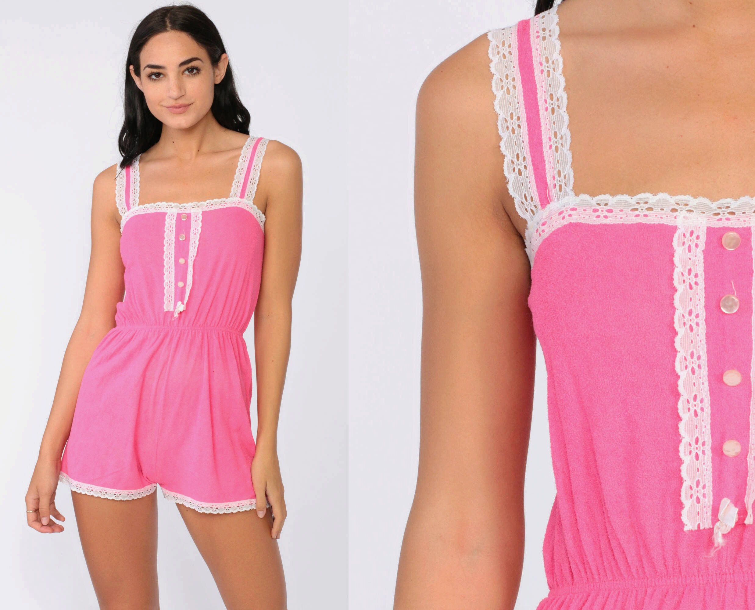 70s romper shorts