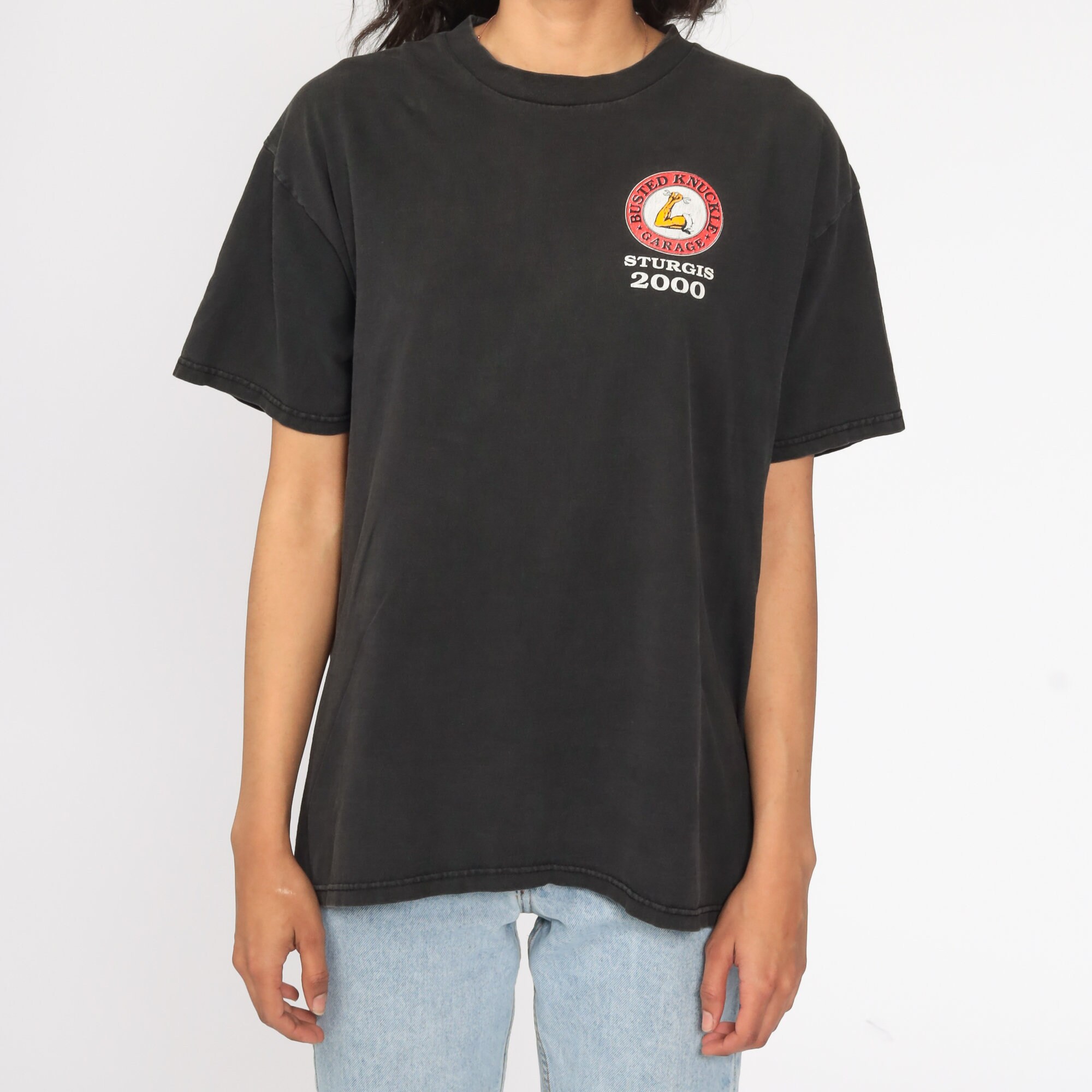 2000 Sturgis Shirt Biker T Shirt Motorcycle Shirt 00s Busted Knuckle