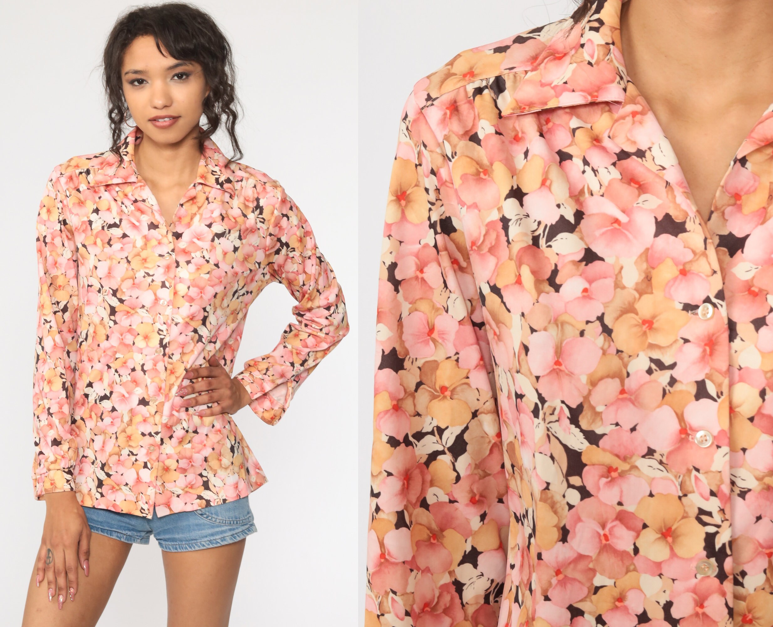 70s floral shirt