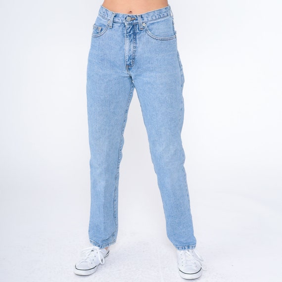 Vintage Guess Jeans 90s Straight Leg Mom Jeans Re… - image 7