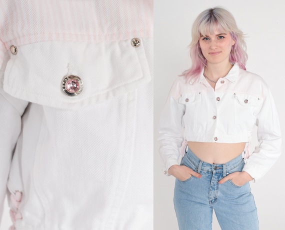 Cropped denim cheap jacket nz