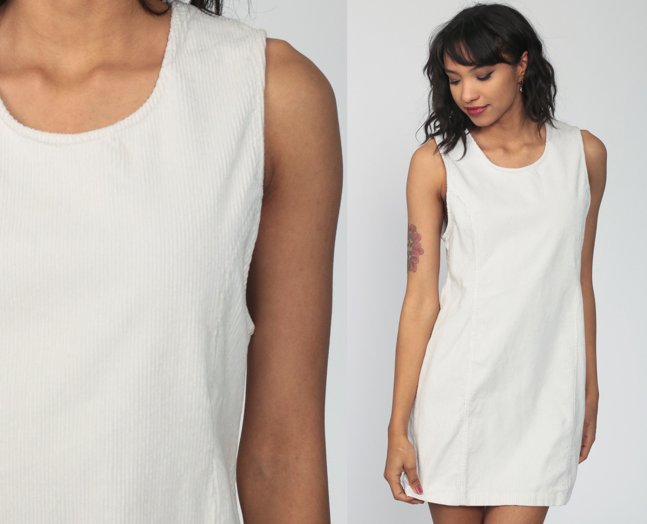 off white jumper dress