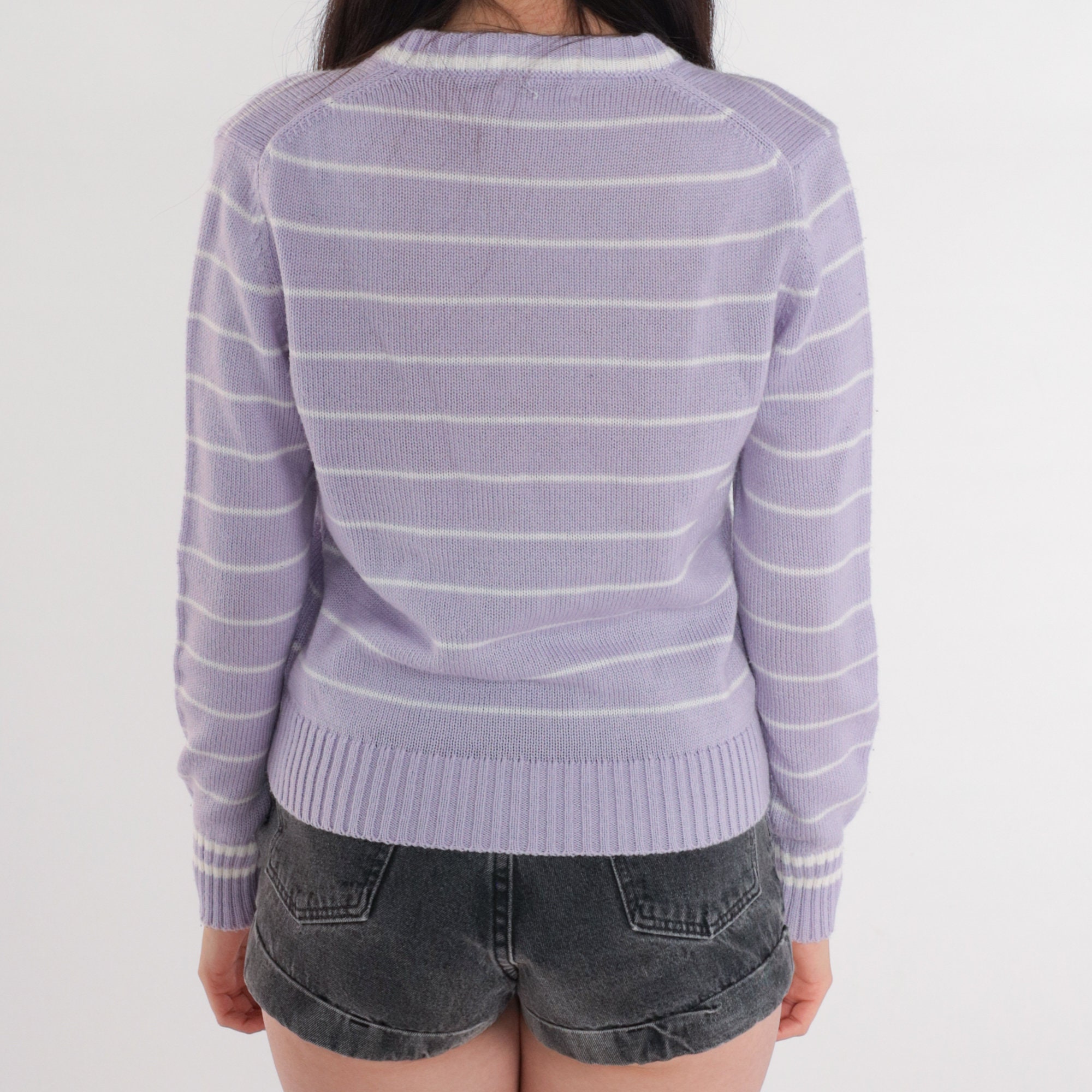 Lavender Lacoste Sweater 80s Tennis Sweater Purple Ringer IZOD Pullover ...