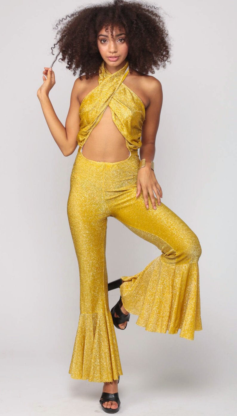 bell bottom disco pants