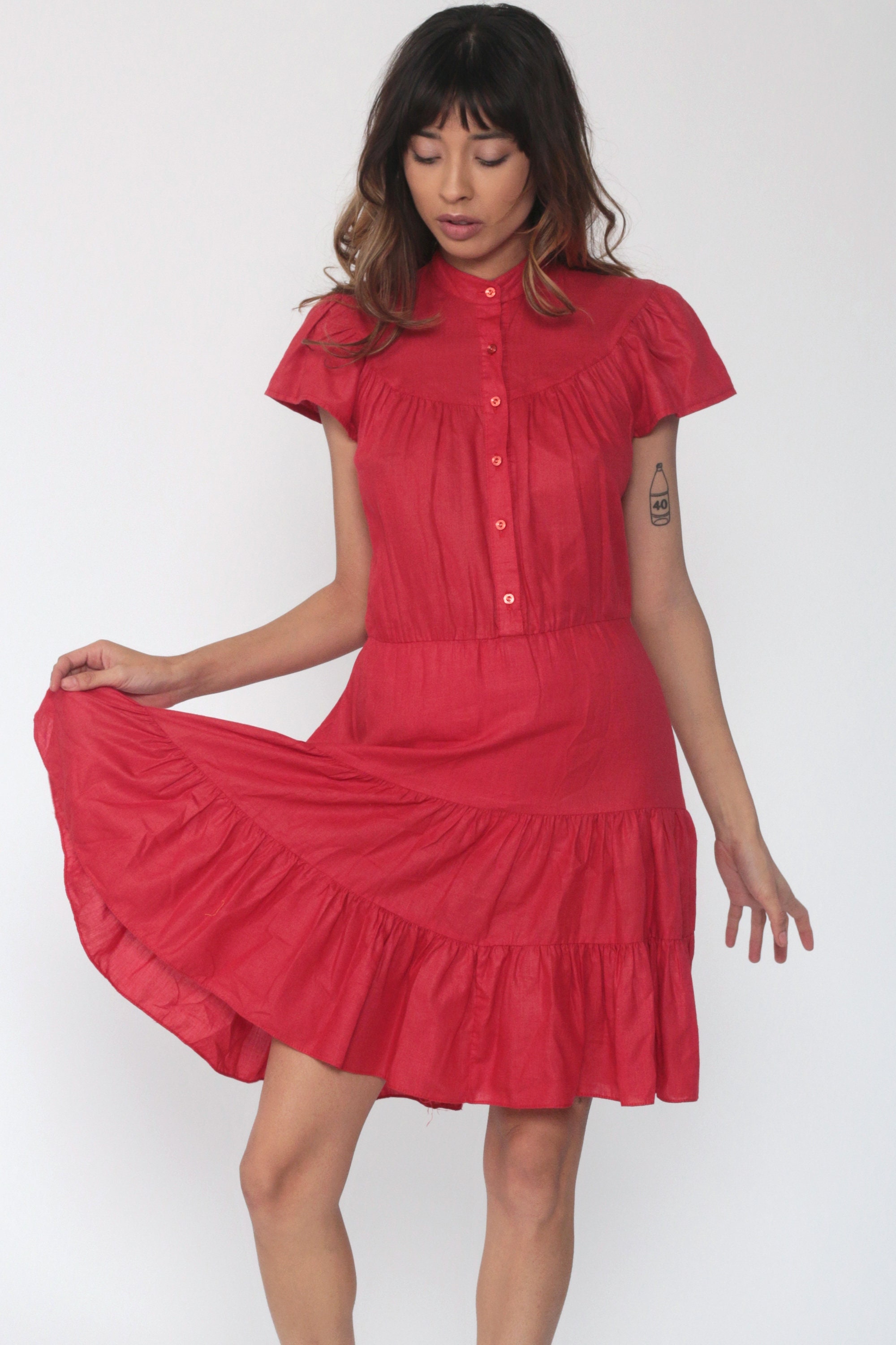 red button up dress sleeve red button up dress sleeve