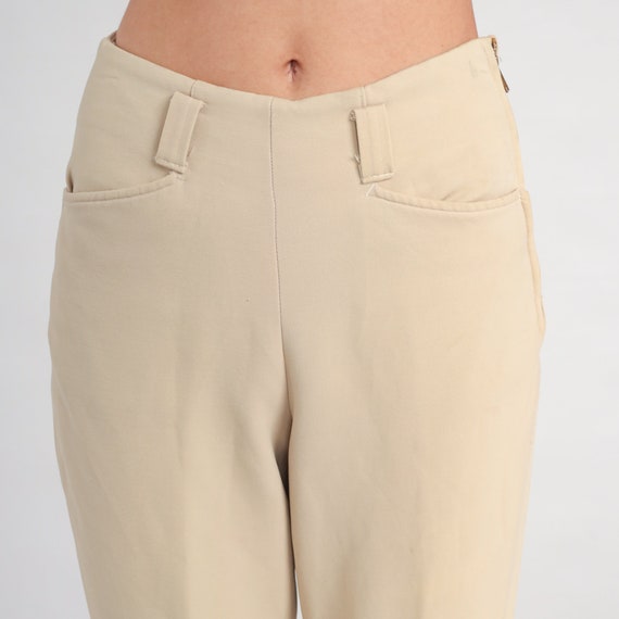 Beige Riding Pants Equestrian Breeches Pants 80s … - image 5