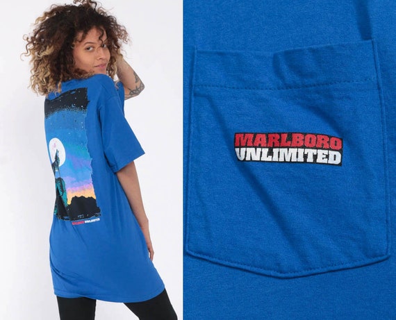 Marlboro Shirt Howling Wolf Cigarette Shirt Marlbo
