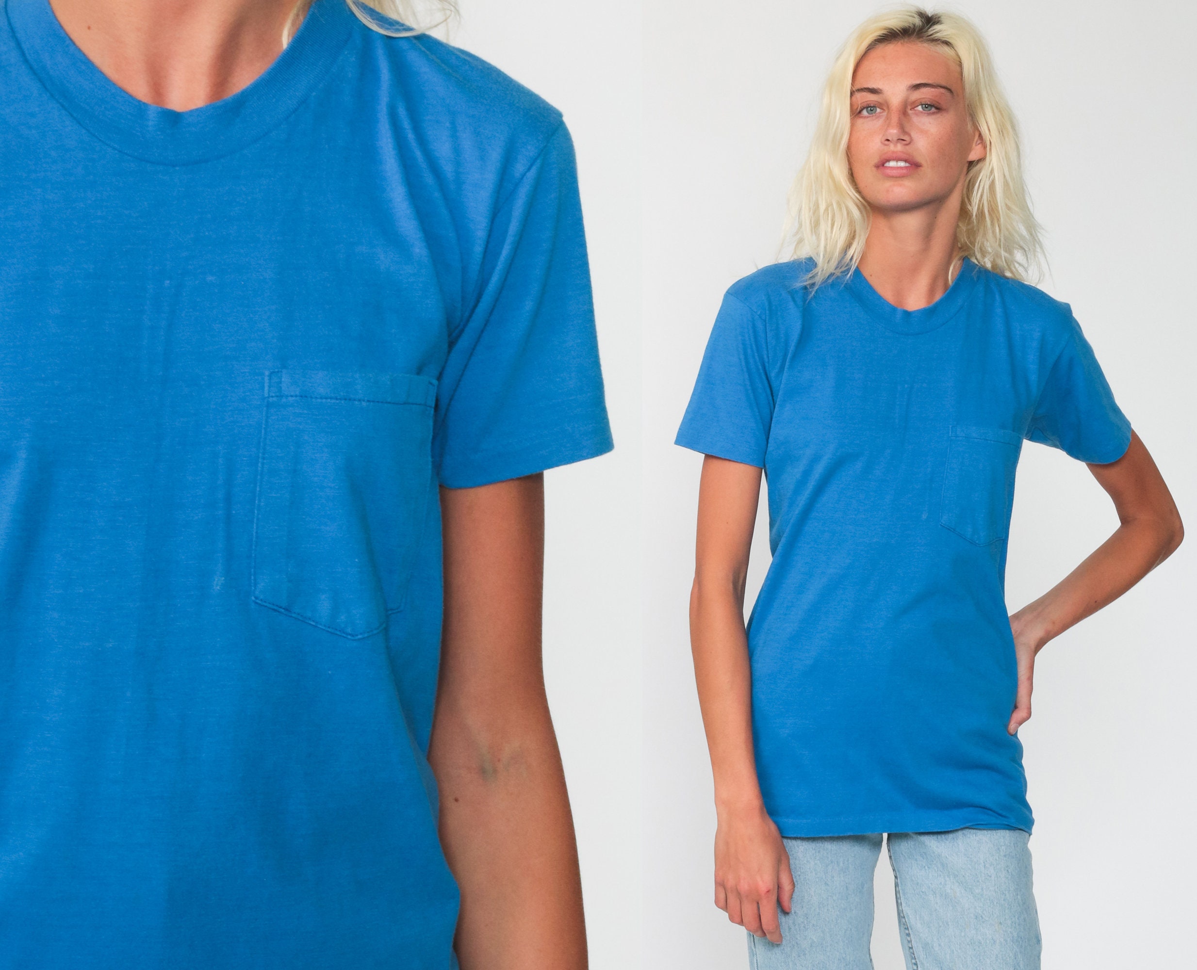royal blue plain tshirt