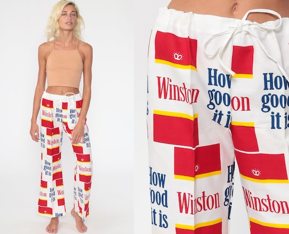 Vintage Winston Bell Bottom Pants WINSTON CIGARETTES Trousers