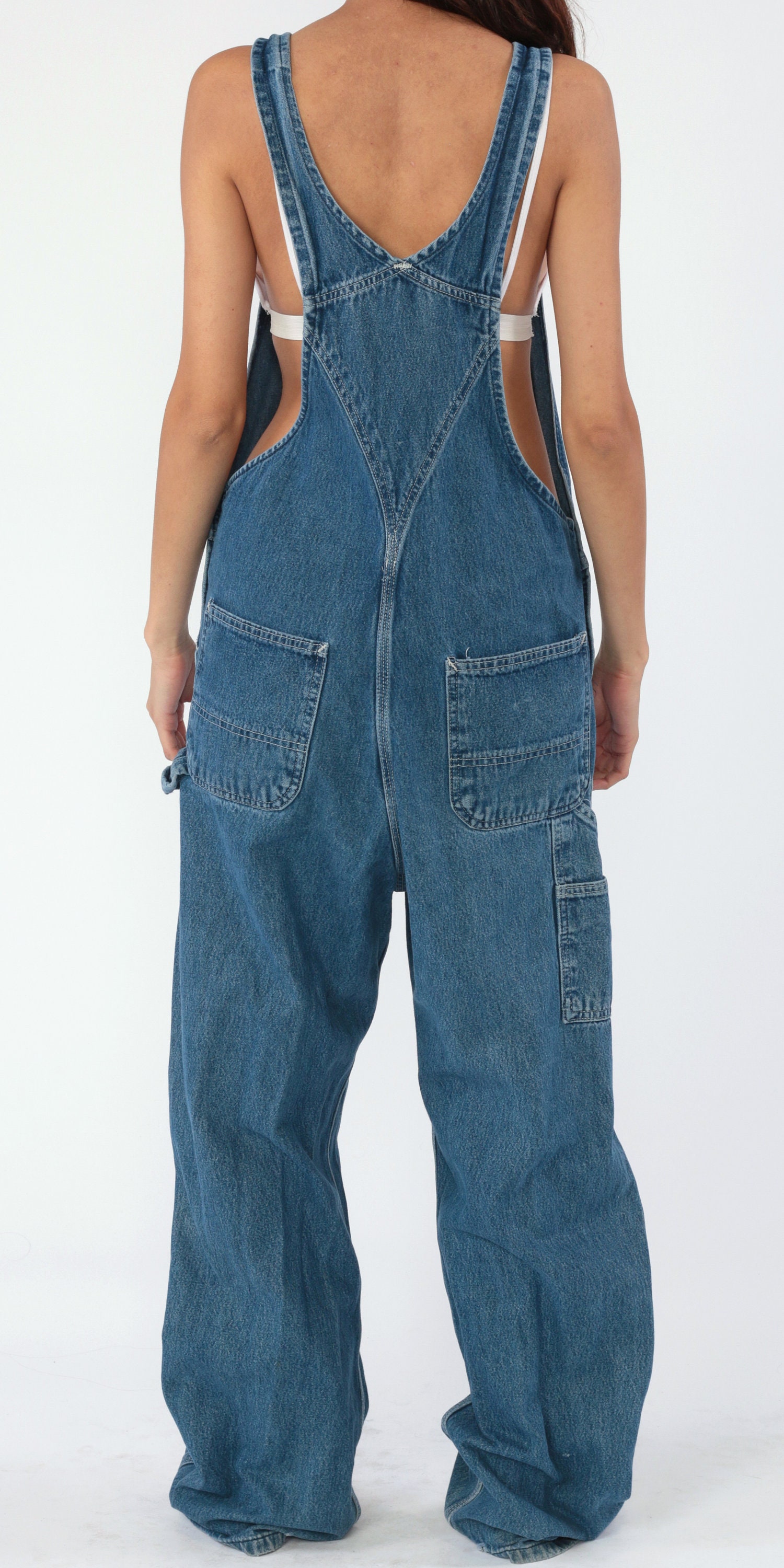 Carhartt Overalls Men's Bib Jean Overalls 90s Denim Pants Dungarees ...