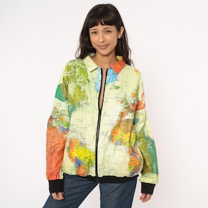 Tyvek World Map Jacket - Etsy