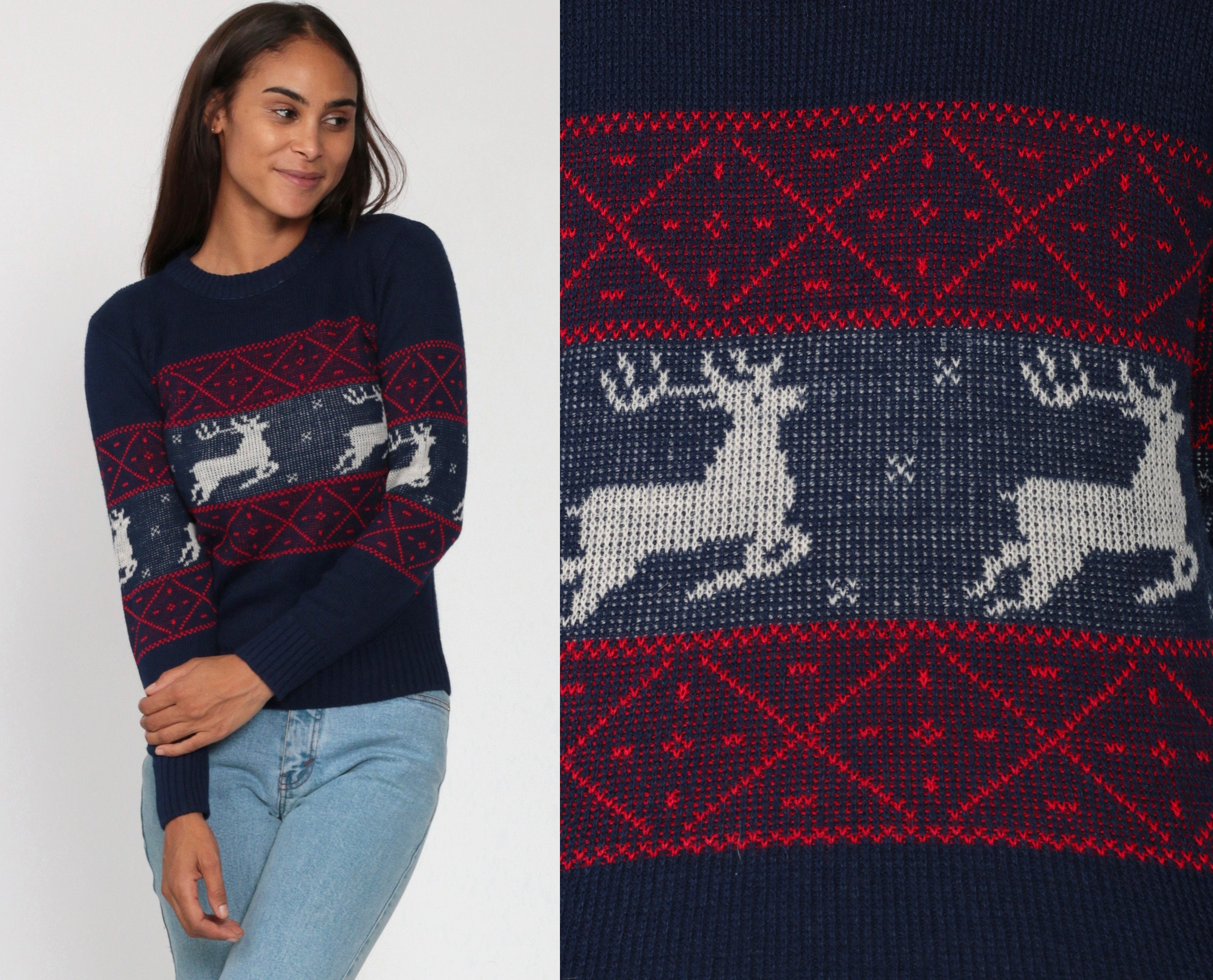 sweater with deer