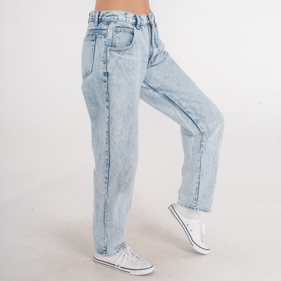 Acid Wash Jeans 80s 90s Calvin Klein Mom Jeans Denim … - Gem