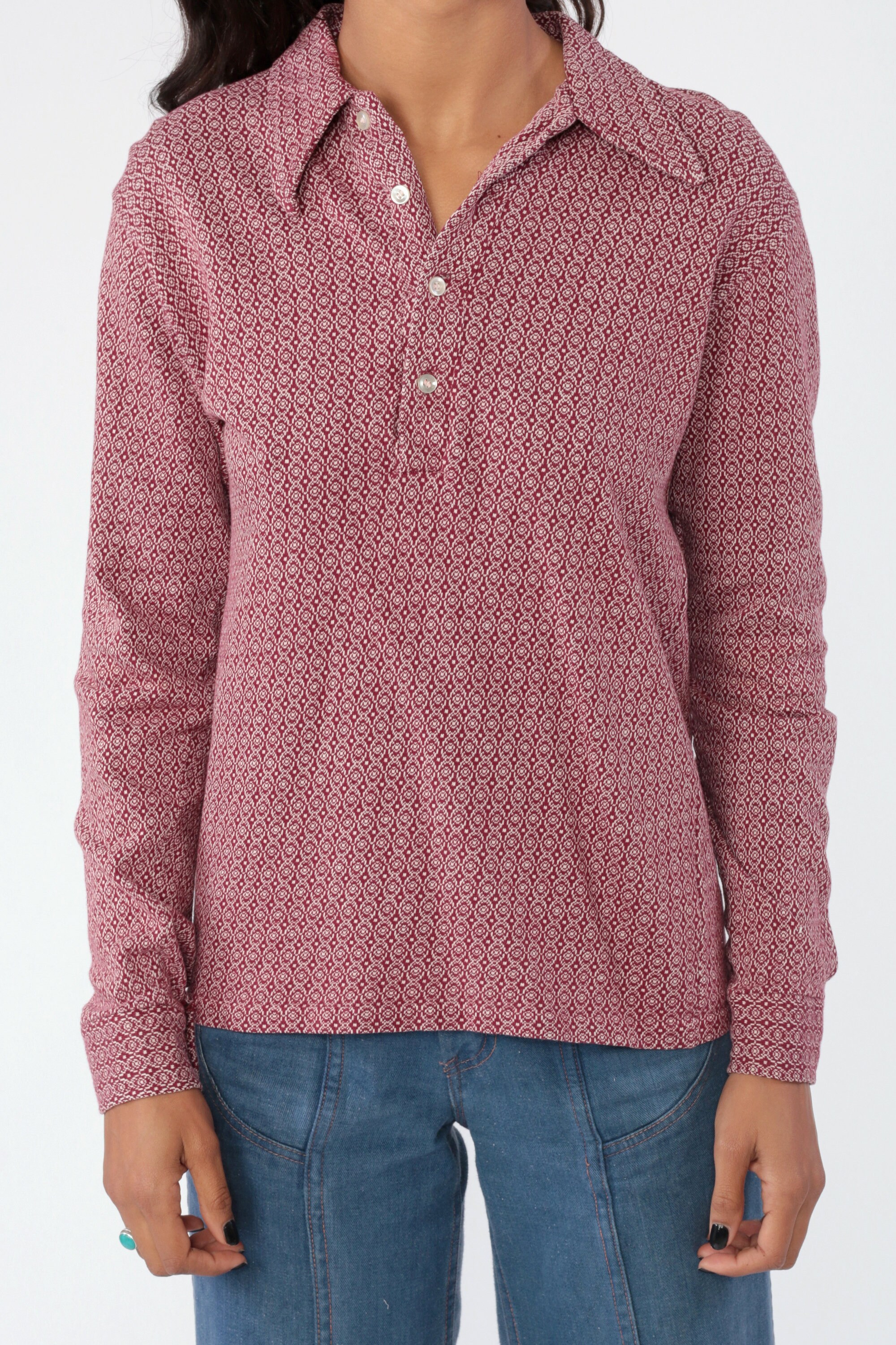 70's style collared shirts