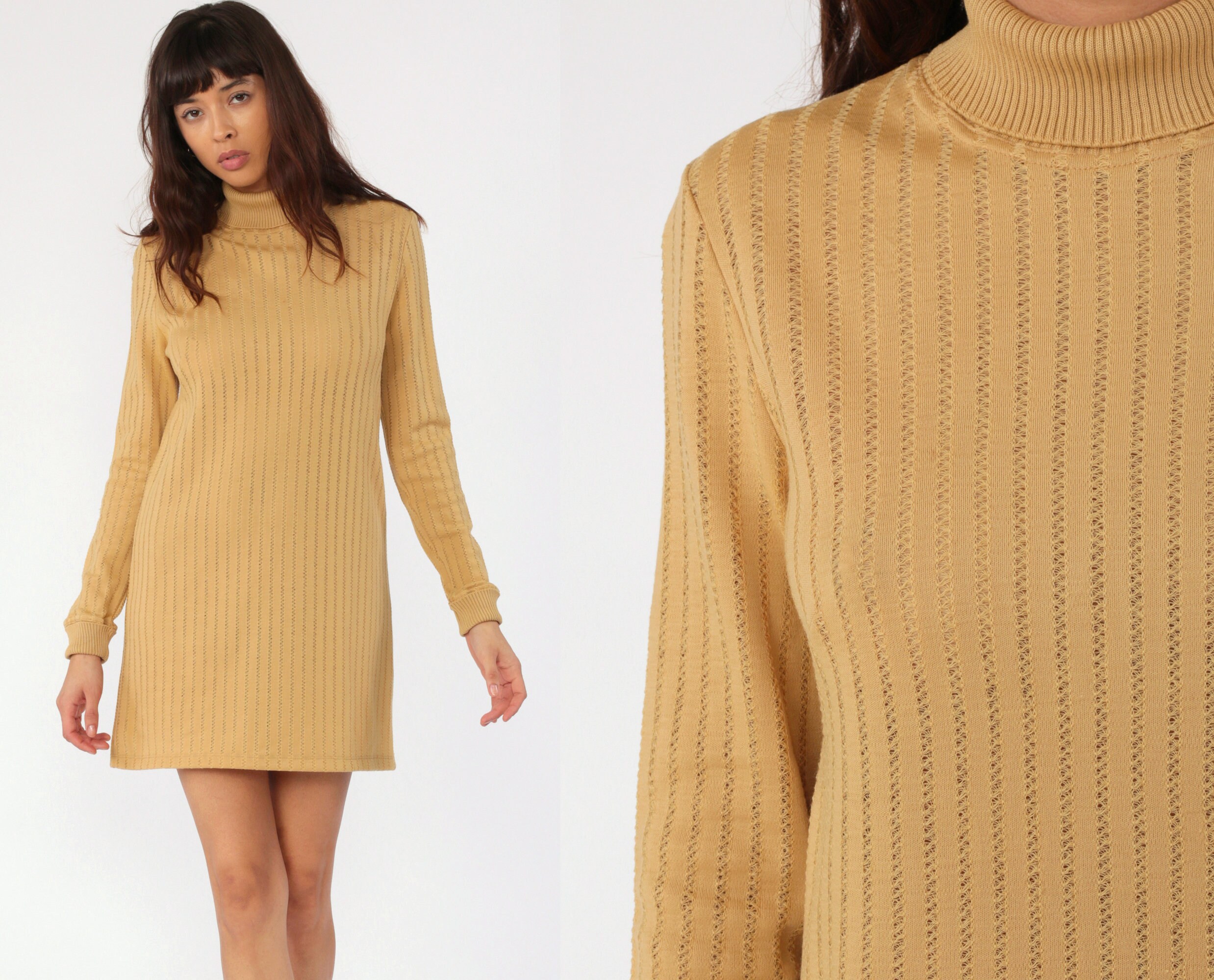60s turtleneck dress
