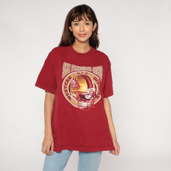 49ers T-Shirt 90s San Francisco Shirt Retro NFL T… - image 2