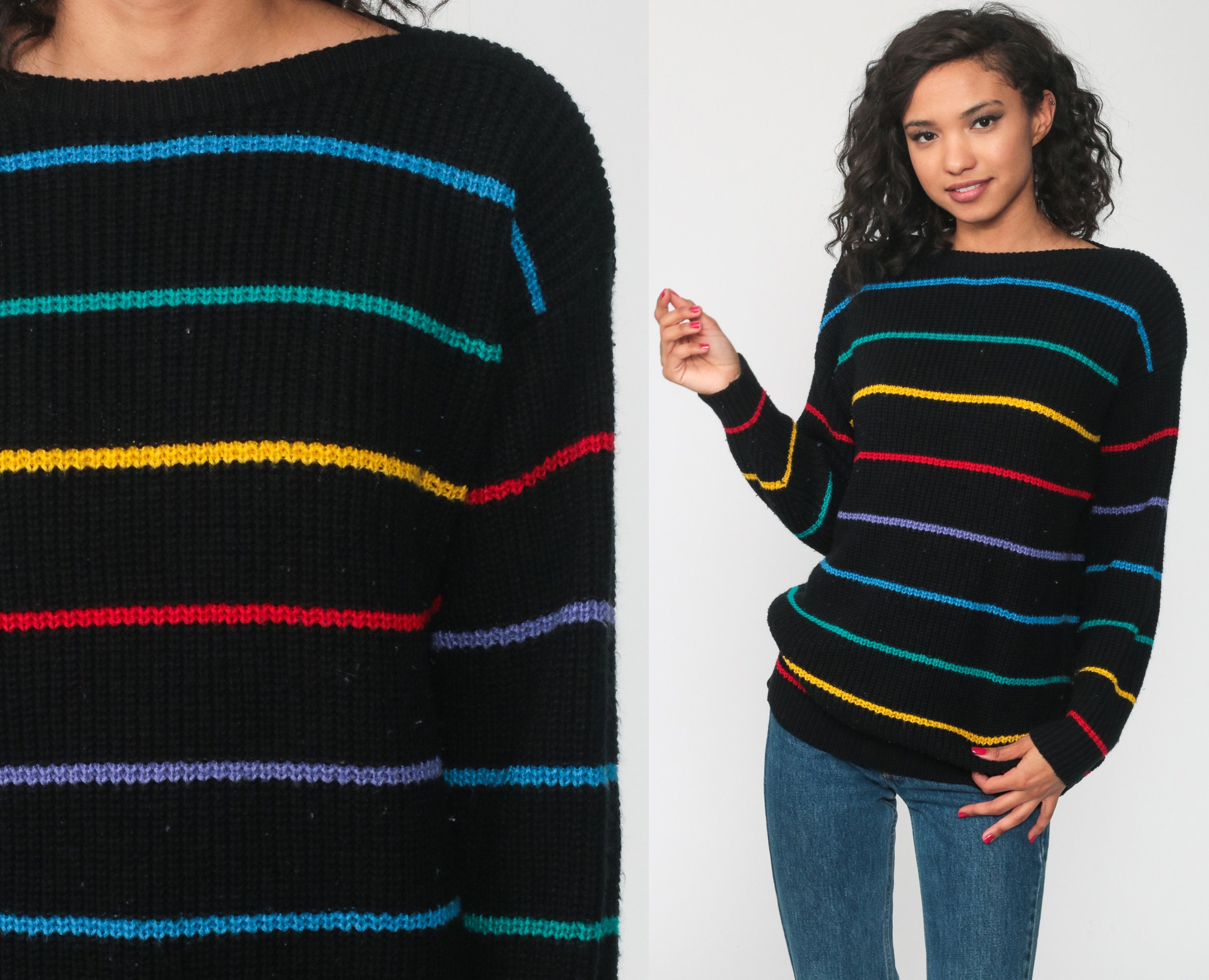zara rainbow sweater vest