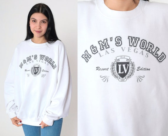 M&Ms World Las Vegas Sweatshirt 90s Resort Editio… - image 1