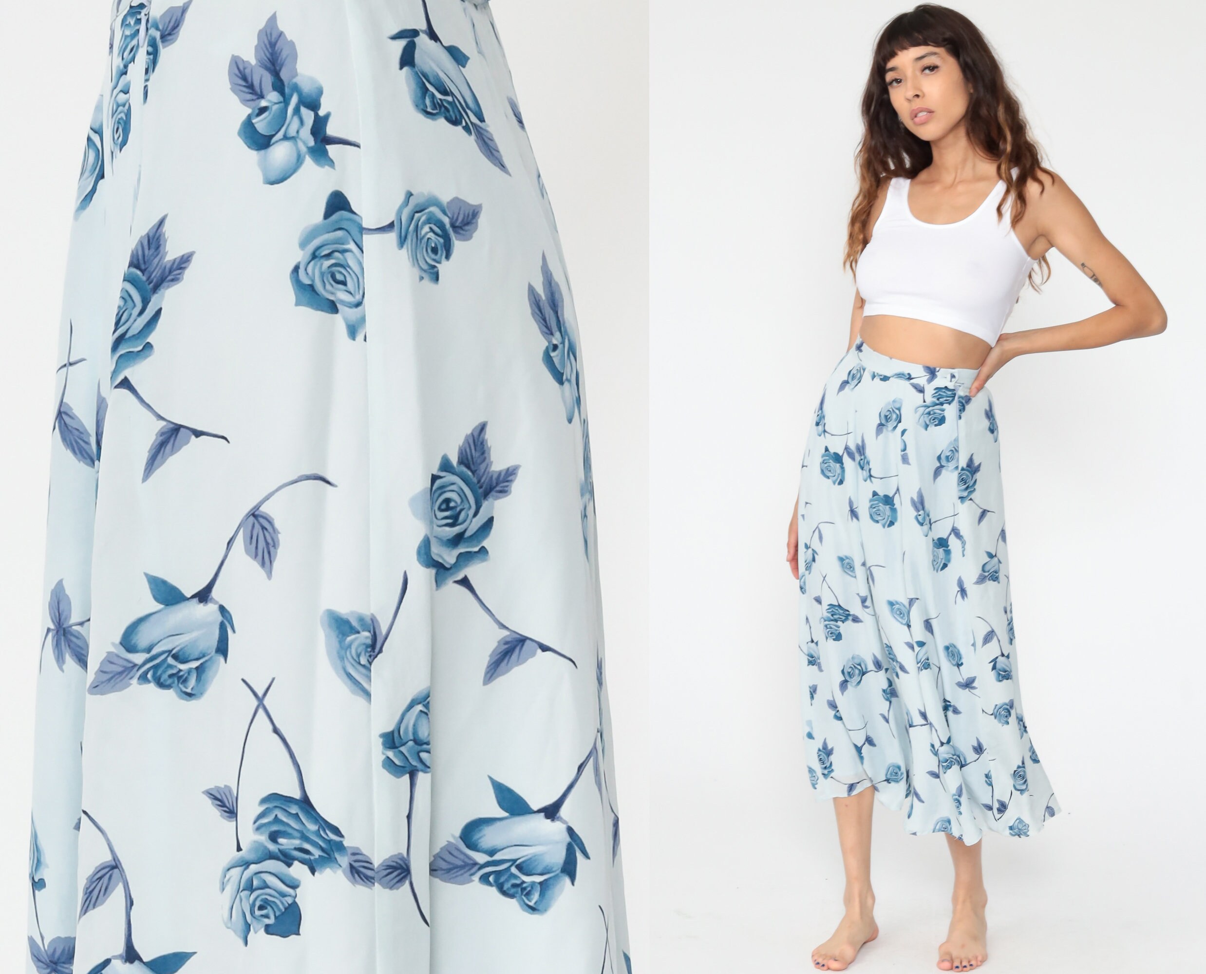 mid length skirts 90s