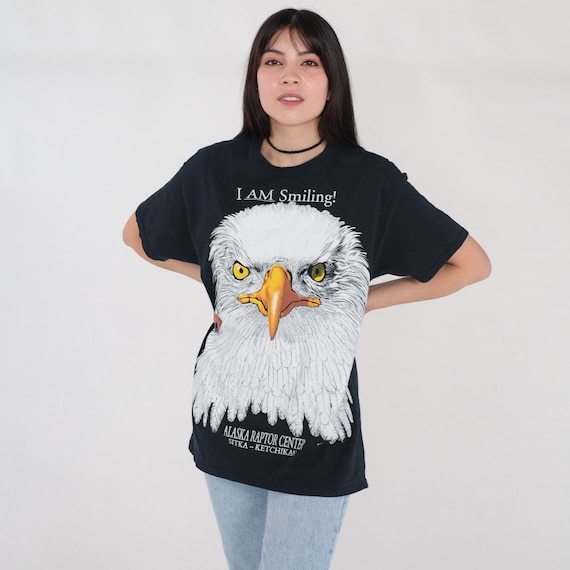 Funny Eagle Shirt Y2K Bird Joke T-shirt Alaska Ra… - image 2