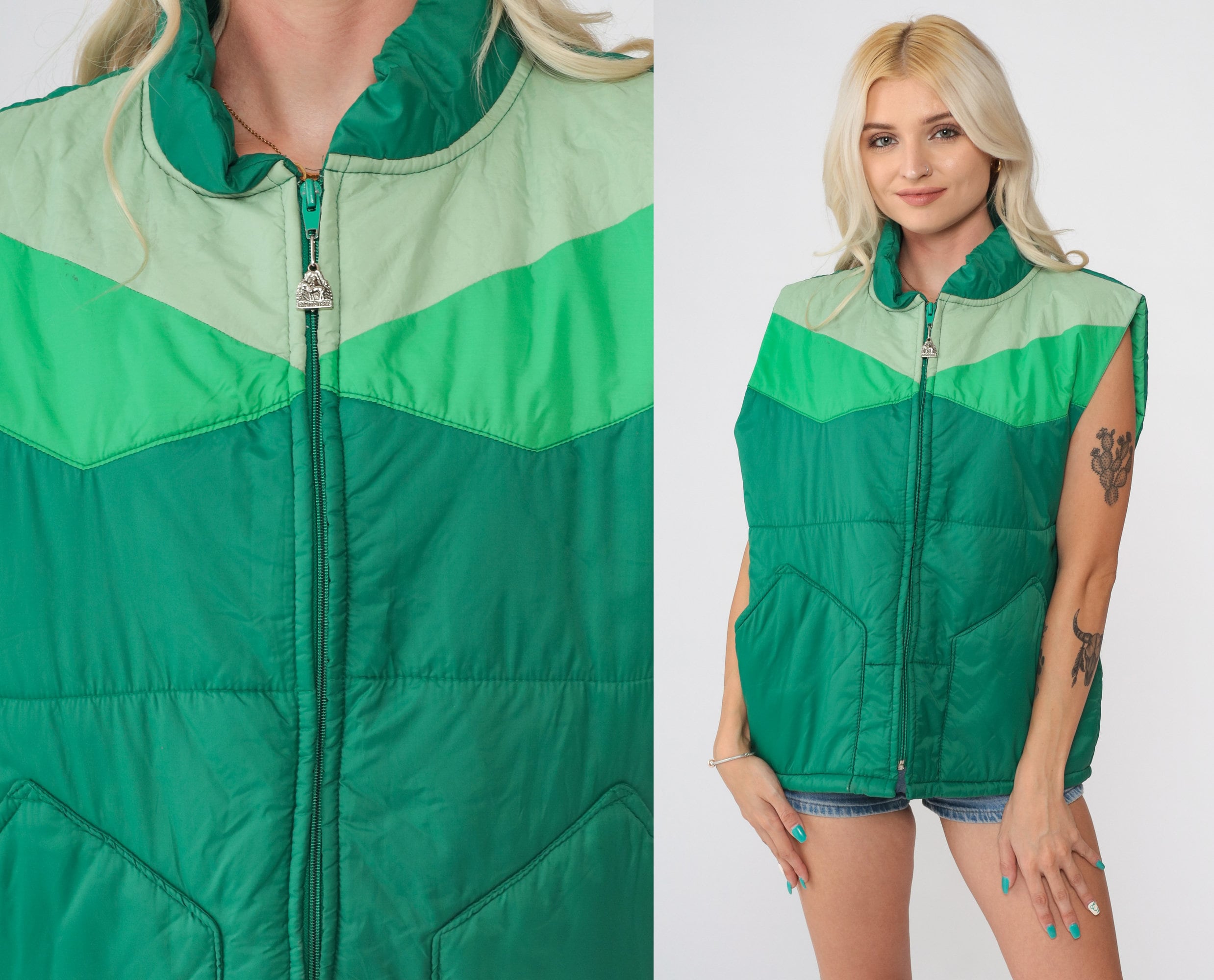 70s puffer vest