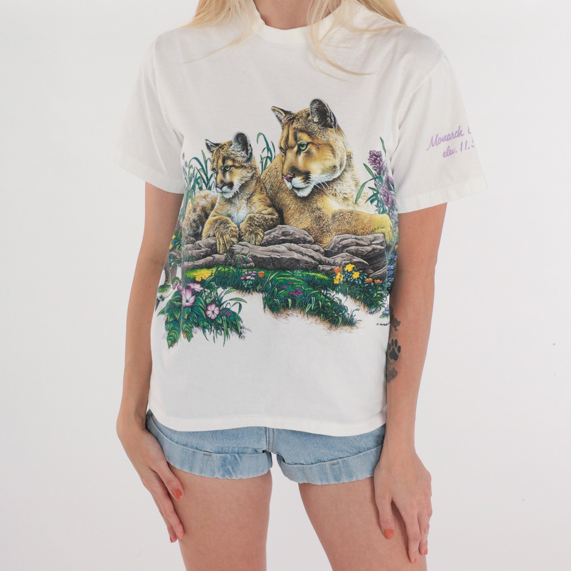 Mountain Lion Shirt 90s Monarch Crest T-Shirt Colorado Mountains ...