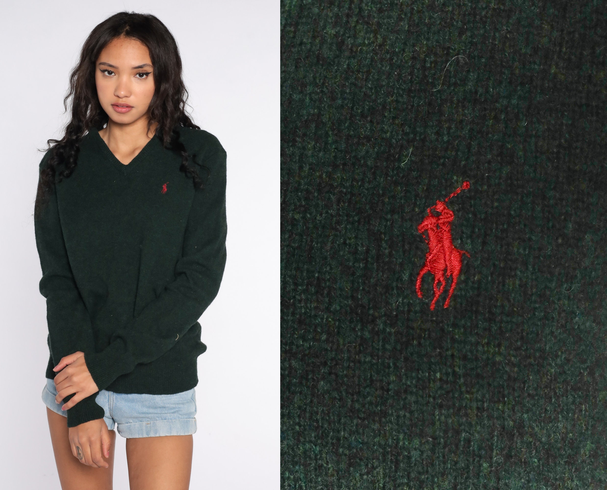 Ralph Lauren Sweater 90s WOOL Sweater 