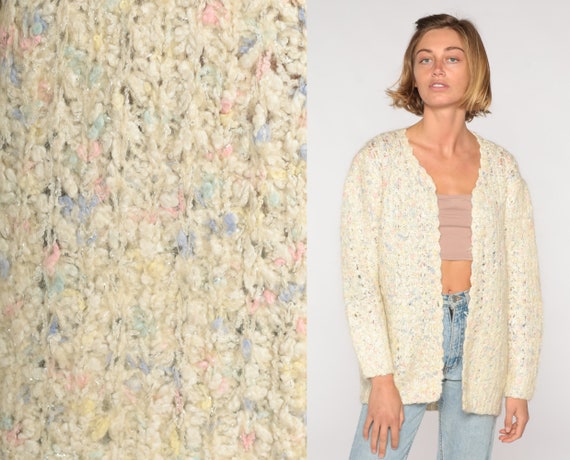 Open weave shop cardigan