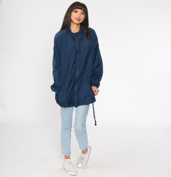 peplum drawstring windbreaker jacket