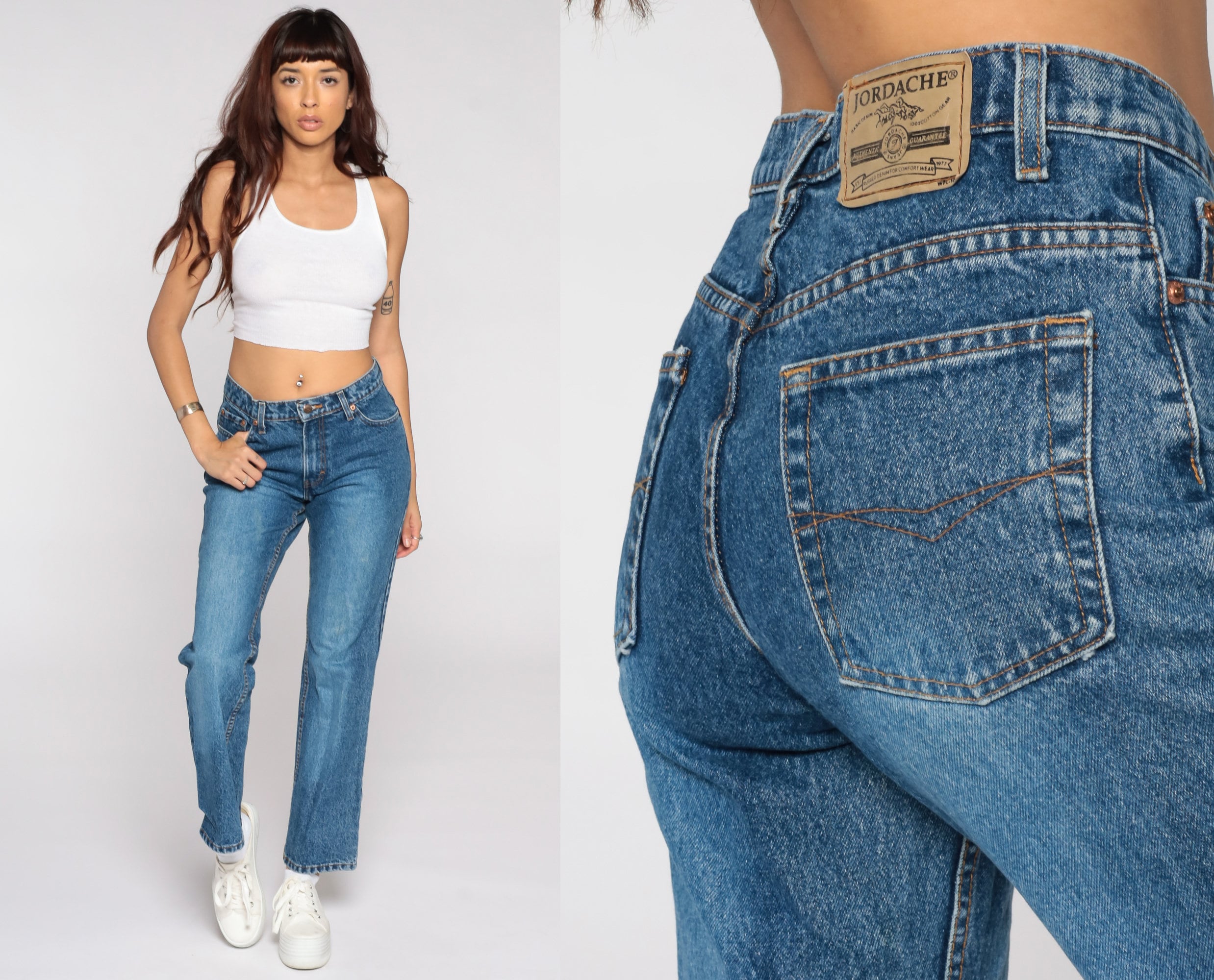 Jordache Jeans 90s Bootcut Jeans Mid ...