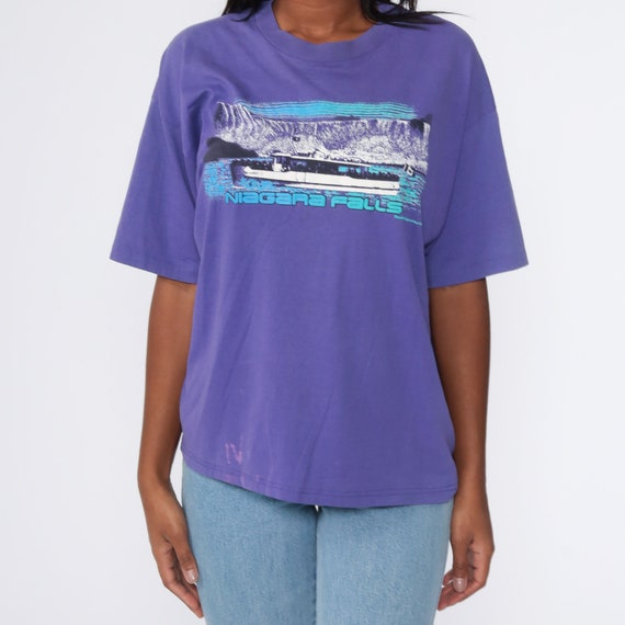 NIAGARA Falls Shirt Purple TShirt Vintage T Shirt… - image 5