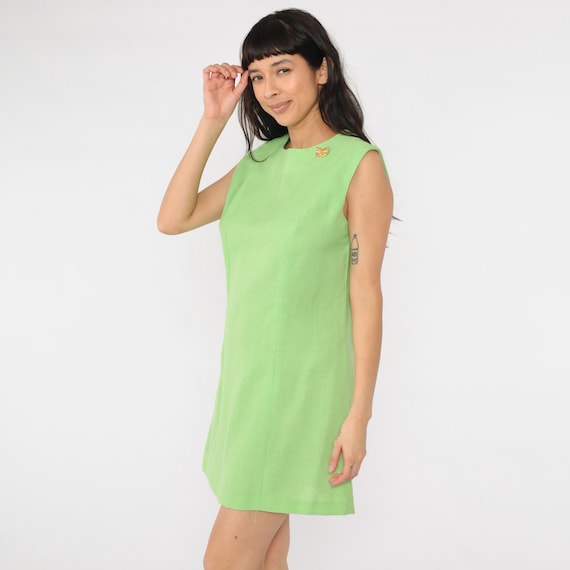 green emerald velvet dress Womens Green Pocket Shift Dress main image 0