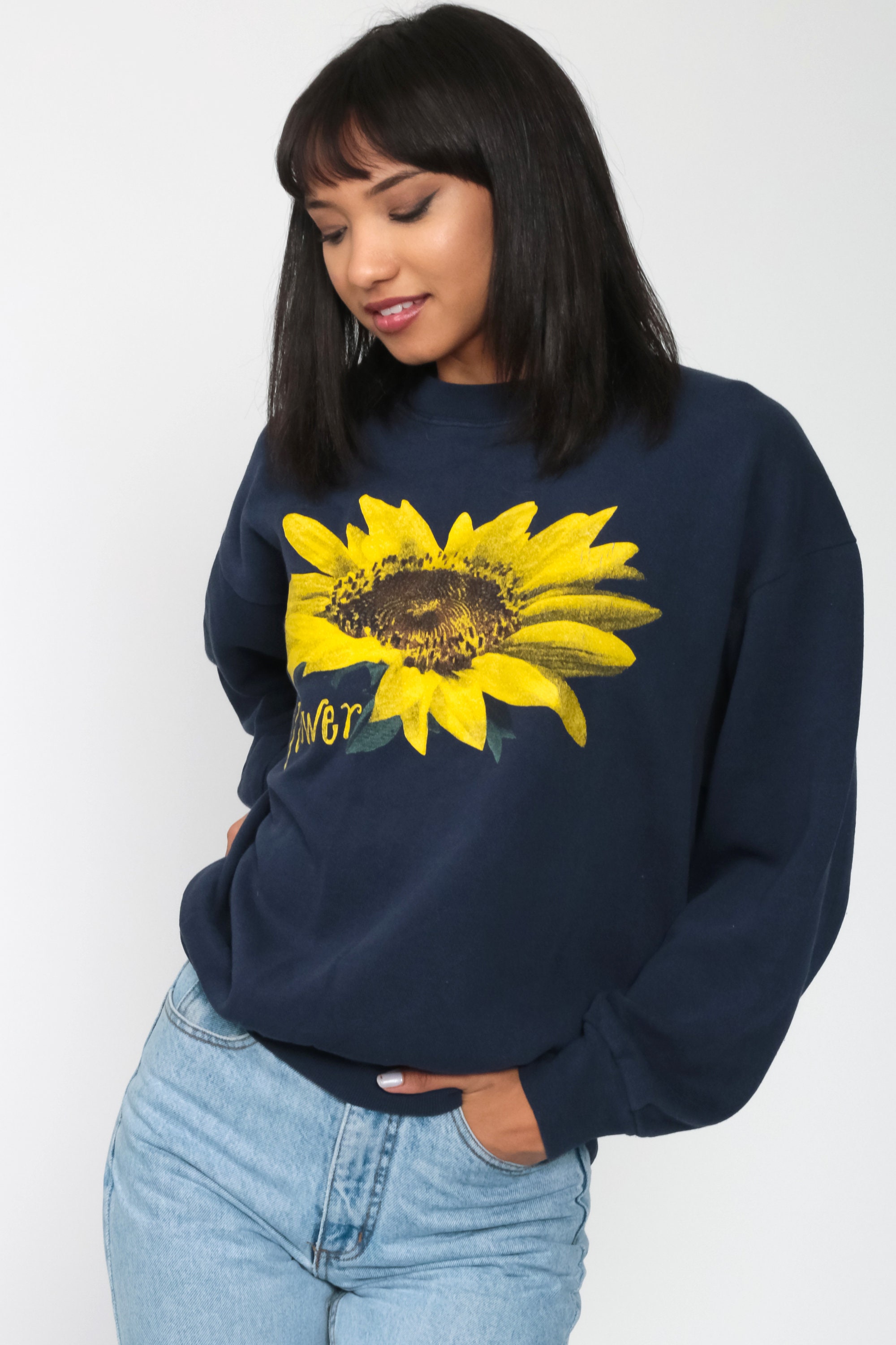 womens sunflower sweatshirt