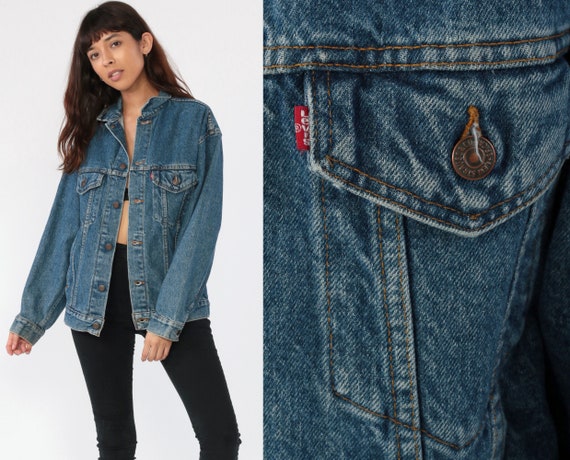 80s Levis Denim Xl Jacket Red Tab Levi 