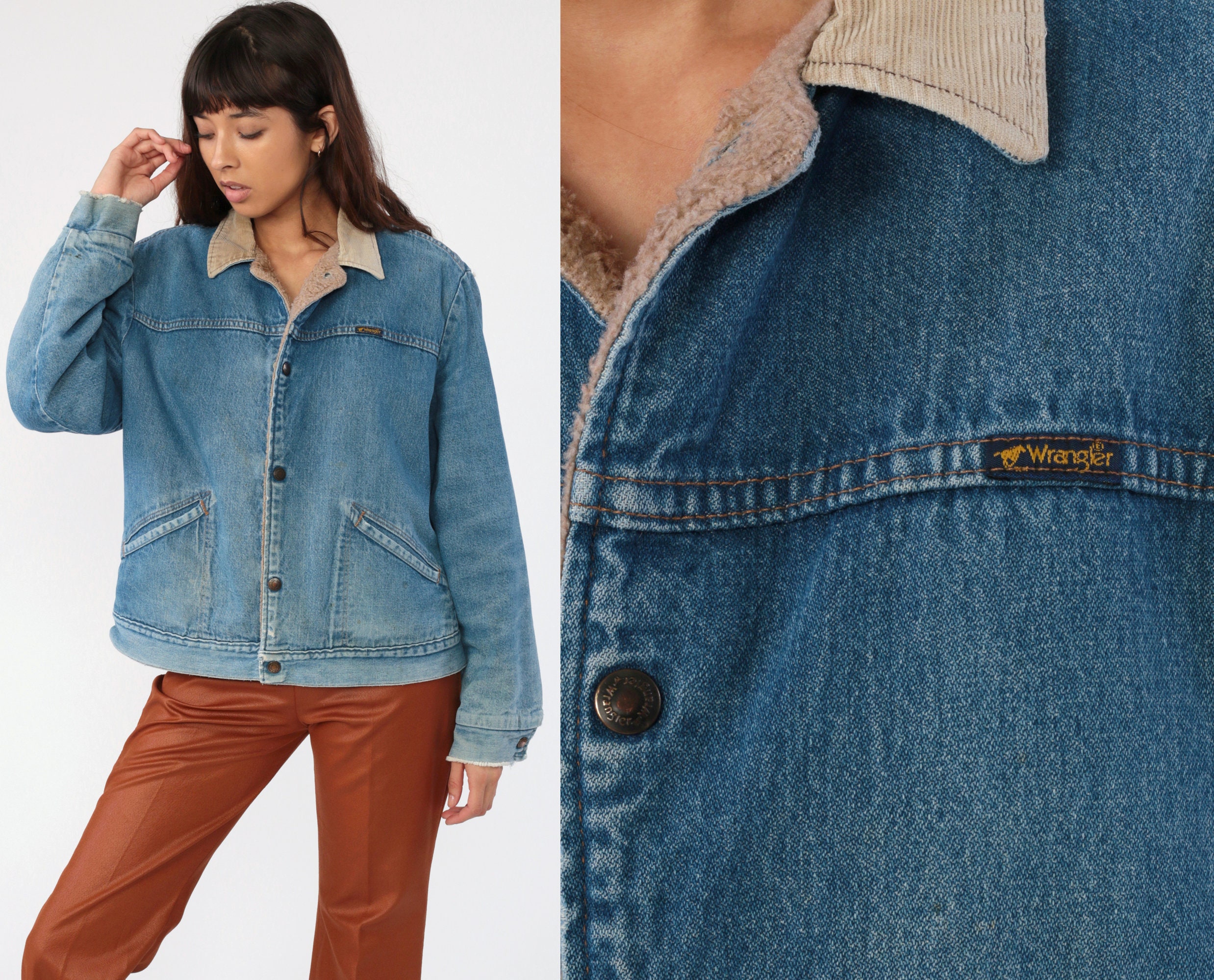 wrangler 80s sherpa jacket