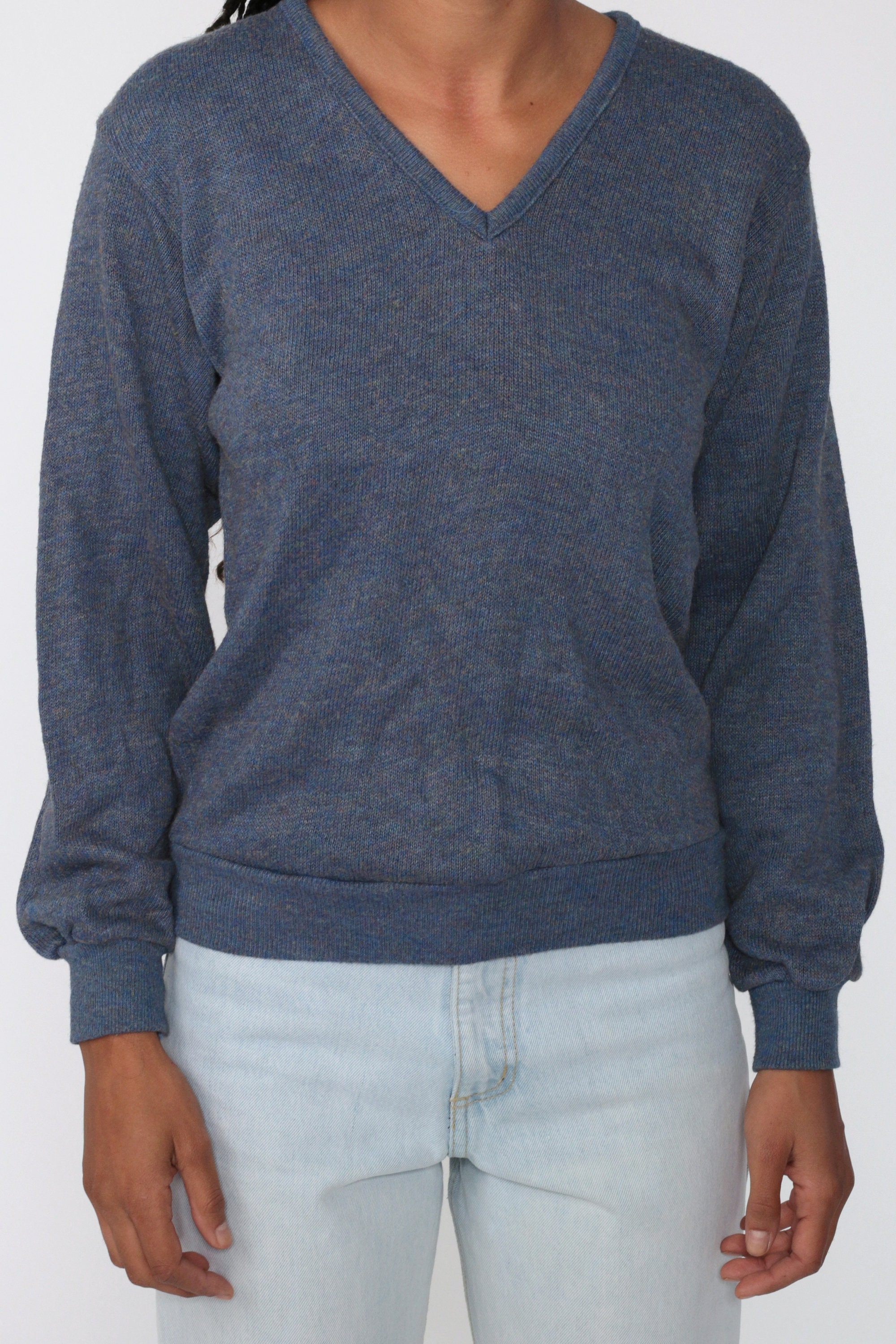 80s sweater tied around neck