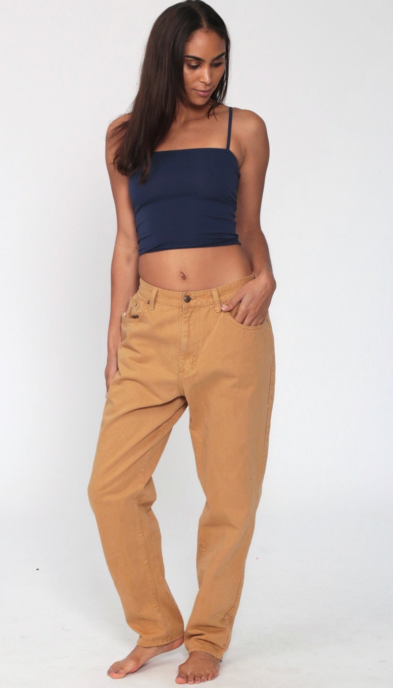 tan jeans h&m